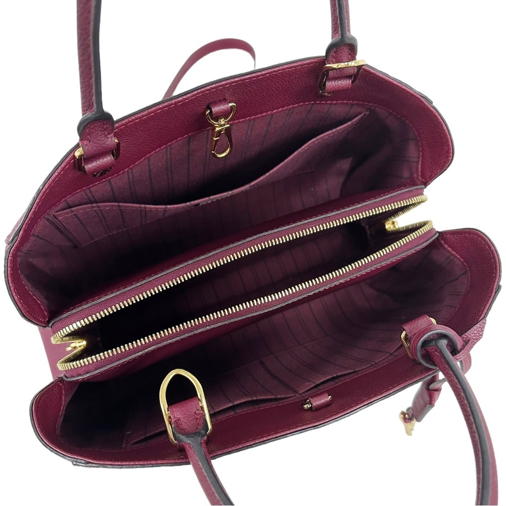 Louis Vuitton M41196 Montaigne MM Satchel Monogram Empreinte Amplant Pink Berry - Picture 8 of 11